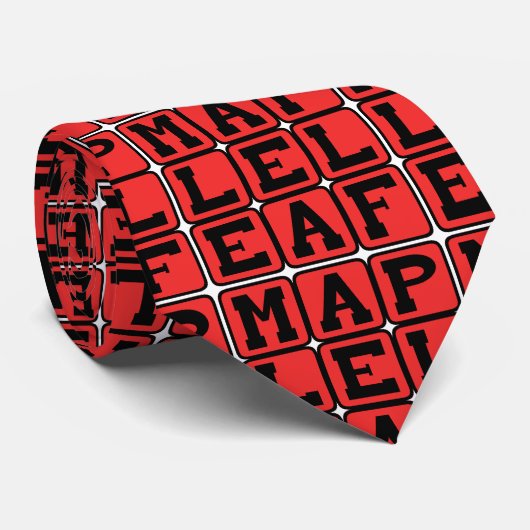 Maple Leaf, Canadese vlag Stropdas (Opgerold)