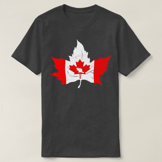 Maple Leaf Canadian Flag Canada Day 2023 T-shirt (Design voorkant)