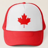 Maple Leaf Canadian Flag Trucker Pet (Voorkant)
