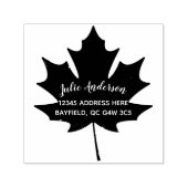 Maple Leaf Canadian Return-adres Zelfinktende Stempel (Design)