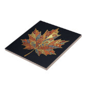MAPLE LEAF Coaster: Gustav Klimt Bar Accessoire Tegeltje (Zijkant)