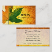 Maple Leaf Creatieve Eye-Catching Visitekaartje (Voorkant / Achterkant)