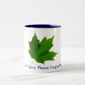 Maple Leaf Cup Tweekleurige Koffiemok (Center)