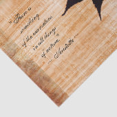 Maple Leaf en Coffee en Cream background Tissuepapier (Detail)