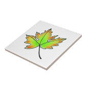 Maple Leaf, fall leaves, Autumn kleuren Tegeltje (Zijkant)