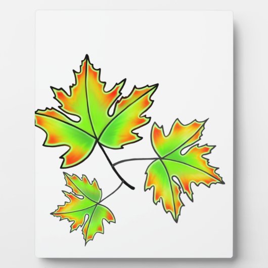 Maple Leaf Fotoplaat (Voorkant)