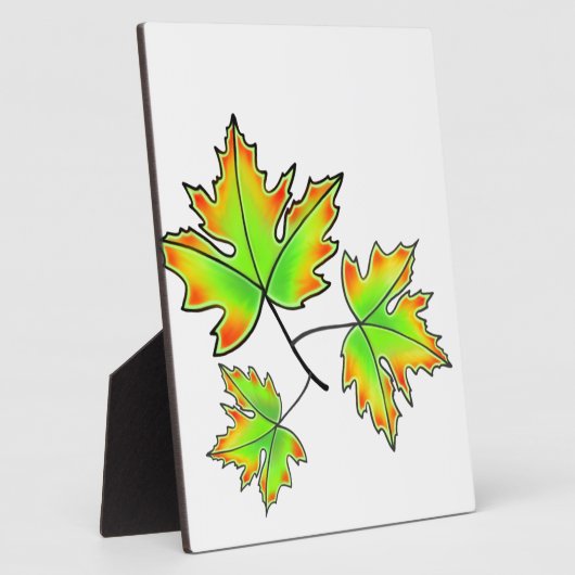 Maple Leaf Fotoplaat (Zijkant)
