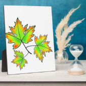 Maple Leaf Fotoplaat (Zijkant)