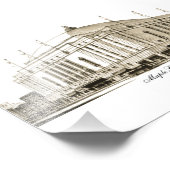 Maple Leaf Gardens 1931 Foto Afdruk (Hoek)