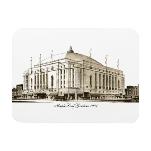 Maple Leaf Gardens 1931 Magneet (Horizontaal)