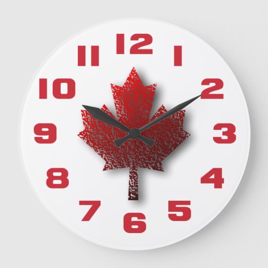 Maple Leaf Grote Klok (Voorkant)