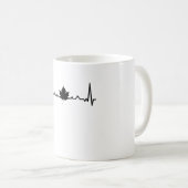Maple Leaf Heartbeat Canada Canadese cadeautjes Koffiemok (Voorkant rechts)