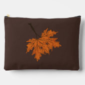 Maple Leaf Herfst Herfst Kleur Palet Zwart Bullet Etui (Voorkant)