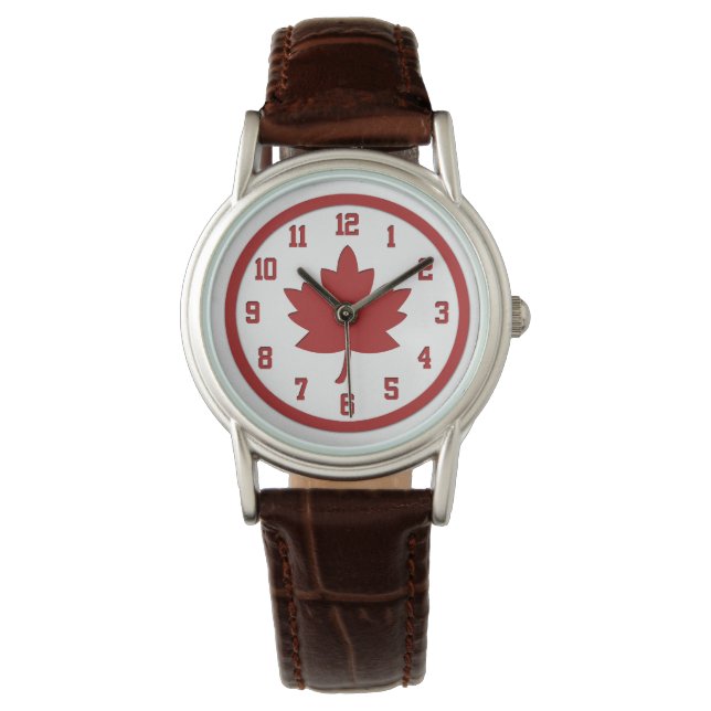Maple Leaf Horloge (Voorkant)