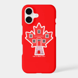 MAPLE LEAF HOUSE WITH CAT