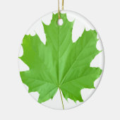 Maple Leaf Keramisch Ornament (Links)