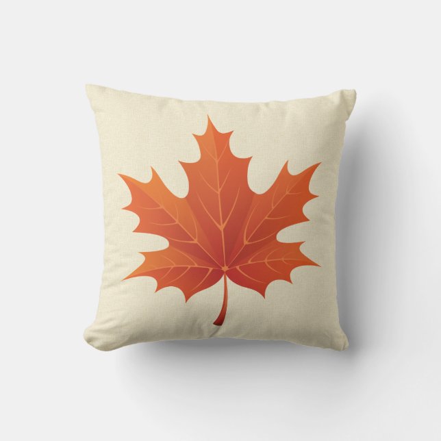 Maple Leaf Kussen (Voorkant)