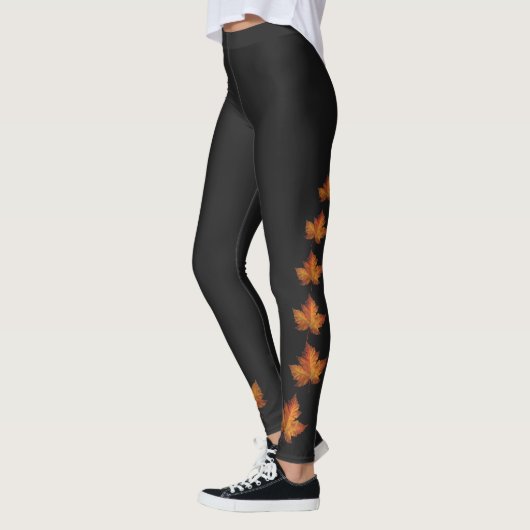 Maple Leaf Leggings Aangepaste Canada Leggings & C (Links)