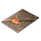 Maple Leaf minimalistische herfst foto Notitieboek (Linkerzijde)