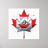 Maple Leaf Mountain Soul Canvas Afdruk (Voorkant)