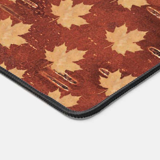 Maple Leaf on Inner Birch Bark Bureaumat (Hoek)