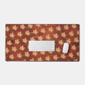 Maple Leaf on Inner Birch Bark Bureaumat (Keyboard & Muis)