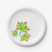Maple Leaf Papieren Bordje (Voorkant)