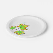 Maple Leaf Papieren Bordje (Gekanteld)