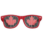 Maple Leaf Party Shades Retro Zonnebril (Voorkant)