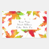 Maple Leaf Patroon 2 labels (Voorkant)