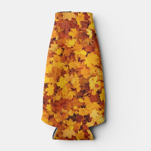 Maple Leaf Pattern-25877 Thermal Wine Tumbler Flesjeskoeler (Voorkant)