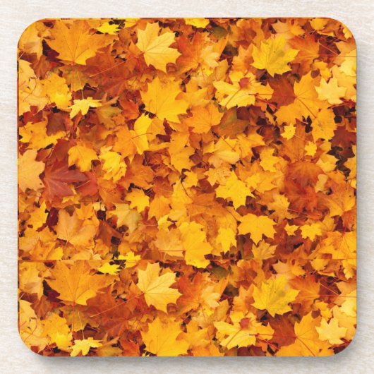 Maple Leaf Pattern Bier Onderzetter (Voorkant)