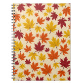 Maple Leaf Pattern Design notitieboek (Voorkant)