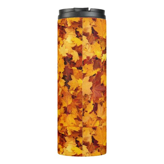 Maple Leaf Pattern Design Thermosbeker (Achterkant)