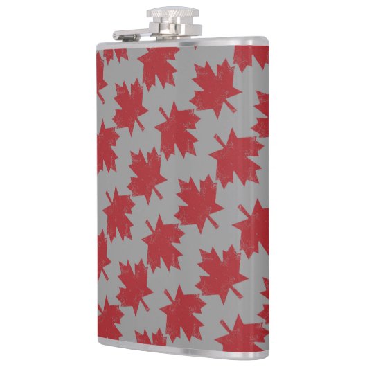 Maple Leaf Pattern Heupfles (Links)