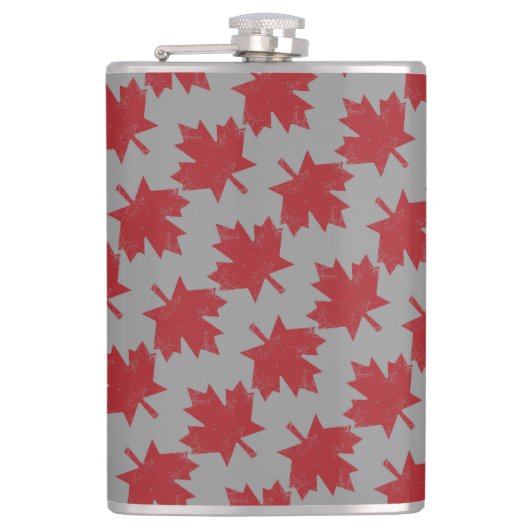 Maple Leaf Pattern Heupfles (Voorkant)
