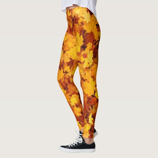 Maple Leaf Pattern Leggings (Links)