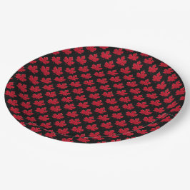 Maple Leaf Pattern Papieren Bordje