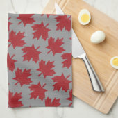 Maple Leaf Pattern Theedoek (Quarter Fold)