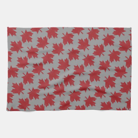 Maple Leaf Pattern Theedoek (Horizontaal)