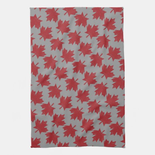 Maple Leaf Pattern Theedoek (Verticaal)