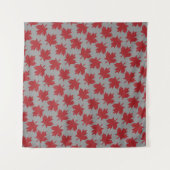 Maple Leaf Pattern Wandkleed (Voorkant (horizontaal))