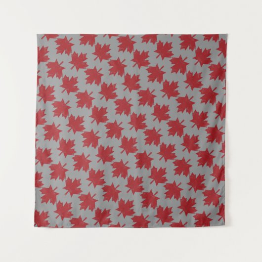 Maple Leaf Pattern Wandkleed (Voorkant (horizontaal))