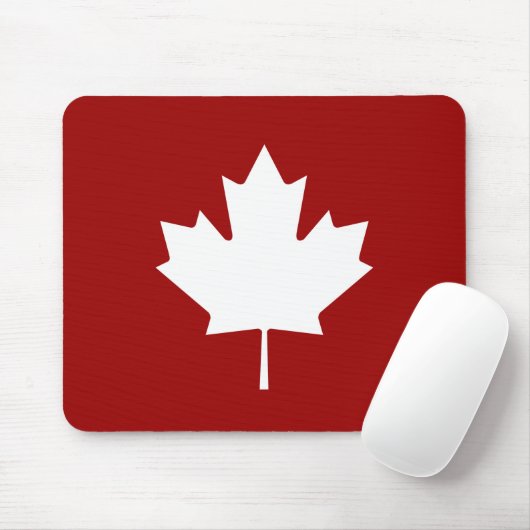 Maple Leaf Pictogram Mousepad Muismat (Met muis)