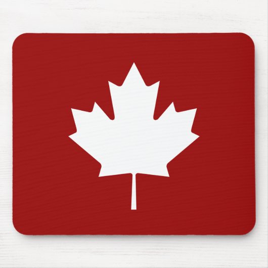 Maple Leaf Pictogram Mousepad Muismat (Voorkant)