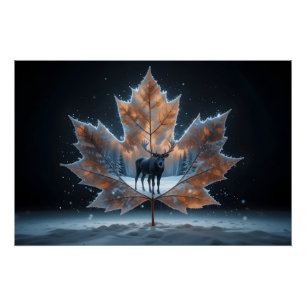 Maple Leaf Portal Perfect Poster
