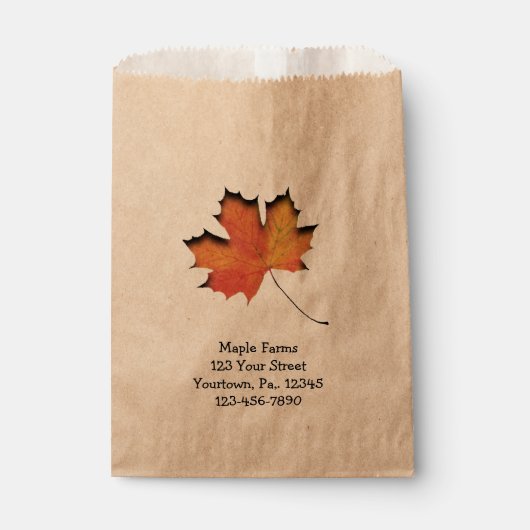 Maple Leaf Product Bag Zakelijke Bag Bedankzakje (Voorkant)
