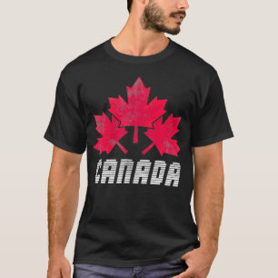 Maple Leaf Proud Canadian Flag Ottawa Gift Canada T-shirt