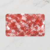 Maple Leaf Red Canada Visitekaartje (Achterkant)