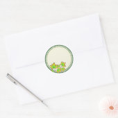 Maple Leaf Ronde Sticker (Envelop)